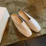 Square Toe Faux Leather Mules