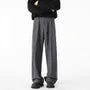 High Waist Plain Loose Fit Dress Pants