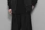 Round Neck Plain Zip Windbreaker
