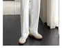 Drawstring Waist Plain Sweatpants