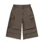 Details Fray-Trim Cargo Jorts