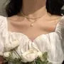Faux Pearl Layered Necklace / Bracelet