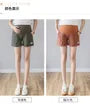Maternity Elastic Waist Plain Shorts