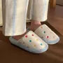 Dotted Fluffy Home Slippers
