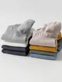 Set Of 2 Pairs: Plain Boat Socks