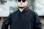Plus Size Drawstring Plain Hoodie