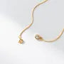 925 Sterling Silver CZ Snakebone Bracelet (Various Designs)