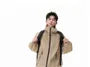 Outdoor High-Neck Hooded Light Jacket