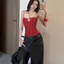 Studded Corset Tube Top