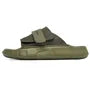 Platform Faux Leather Slide Sandals