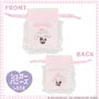 Sanrio Gingham Check Mini Drawstring Pouch Sugarbunnies Shirousa