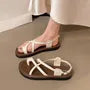 Toe Loop Flat Sandals