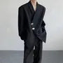 Lapel Long Sleeve Single Breasted Blazer