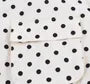 Polka Dots Capri Pants / Long-Sleeve Stand Collar Lace Up Polka Dots Shirt