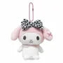 Sanrio Kuromi / My Melody Gingham Check Series Plush Mascot Bag Charm