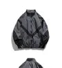 Striped Zip Windbreaker