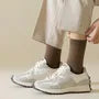 Plain Knit Crew Socks