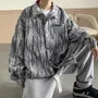 Tie-Dyed Denim Shirt Jacket