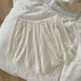 Elastic Waist Lace Trim Boyshorts
