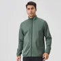Stand Collar Plain Zip Windbreaker