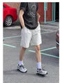 Drawstring Waist Plain Shorts