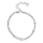 Layered Beaded Chain Bracelet