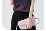 Short-Sleeve Tie-Neck Plain Blouse