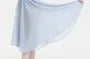 High Waist Plain A-Line Dance Skirt