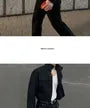 Lapel Neck Cropped Denim Jacket