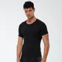 Short-Sleeve Crewneck Plain Sports Top