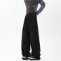Drawstring Waist Plain Wide Leg Sweatpants