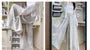 Maternity Elastic Waist Tie-Dye Crop Wide Leg Pants