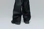 Mid Rise Plain Belted Wide Leg Dress Pants