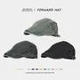 Denim Flat Cap