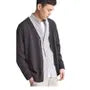 V-Neck Plain Button-Up Cardigan