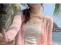 Plain Crop Cardigan