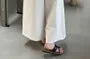 High Waist Plain Cropped Wide Leg Pants