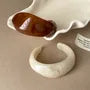 Irregular Resin Open Bangle