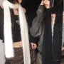 Plain Faux Fur Narrow Scarf