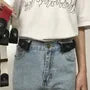 Faux Leather Belt