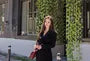 Long-Sleeve Lapel Collar Plain Jumpsuit