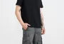 Mid Rise Plain Wide Leg Cargo Pants