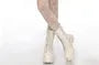 Bow Pattern Fishnet Tights