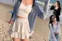 V-Neck Plain Cardigan