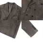 Set: Peak Lapel Corduroy Double-Breasted Blazer + Mid Rise Tapered Dress Pants