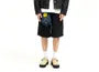 Stitched Asymmetrical Row-Denim Jacket