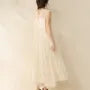 Sleeveless Lace Overall Dress