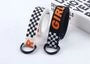 Checker Lettering Canvas Belt