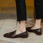 Tassel Faux Leather Loafers