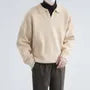 Plain Polo Sweater
